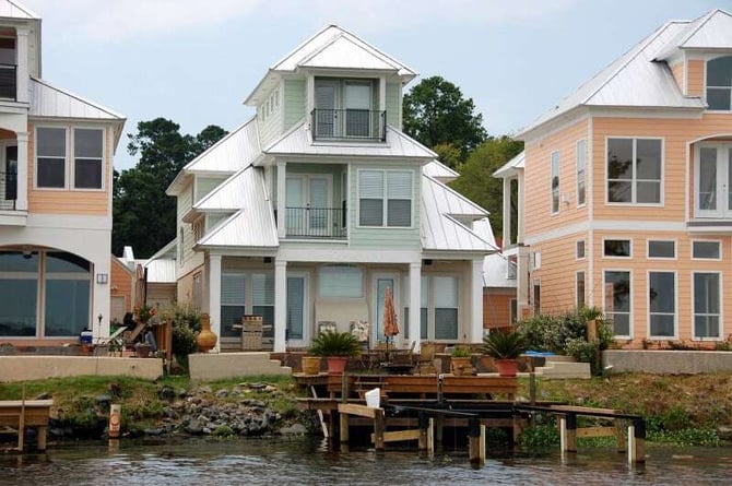 McElroy Metal Meridian Standing Seam Roof System Installed on Waterfront Home-1